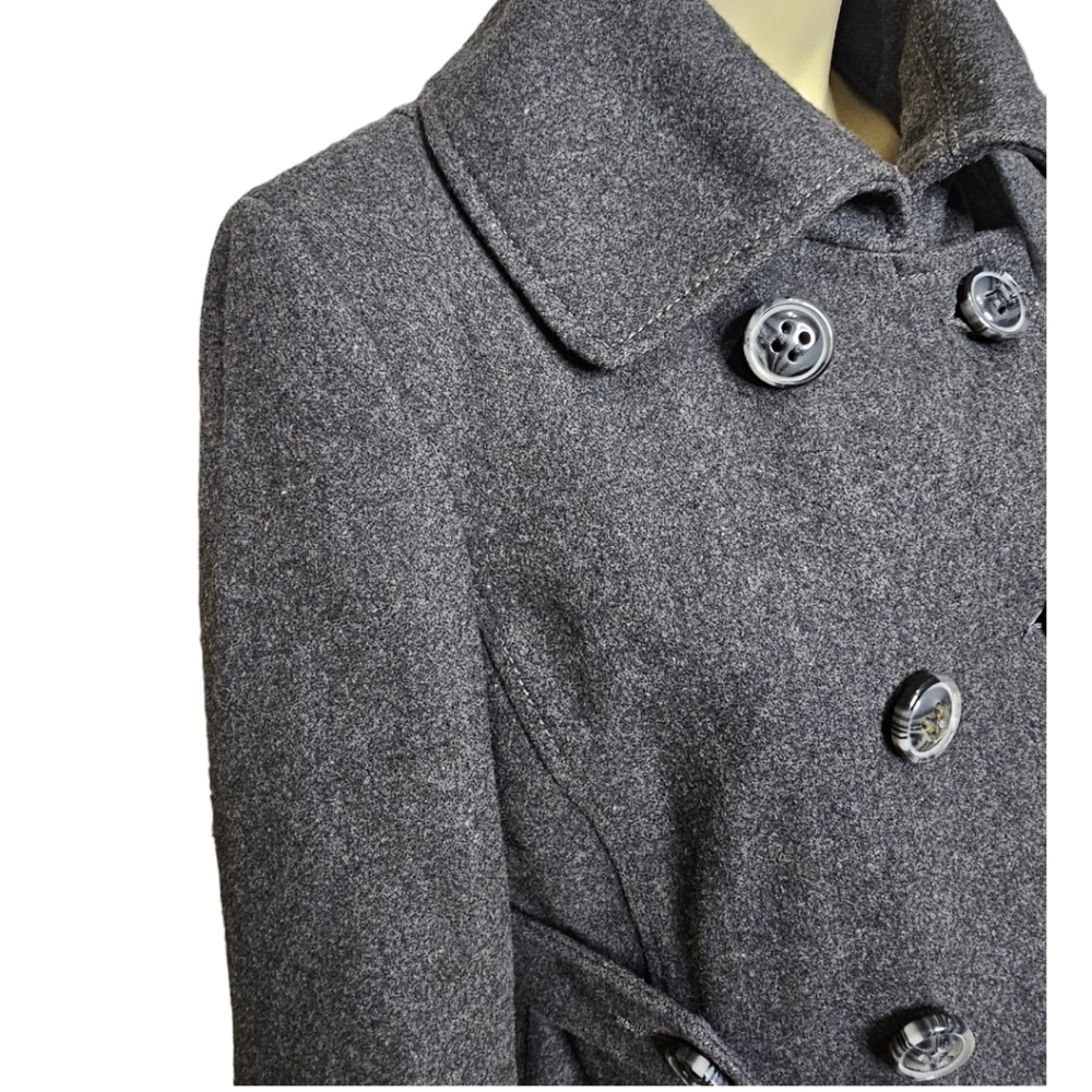 Nine West Grey Wool Blend Jacket. Size 6 - image 3